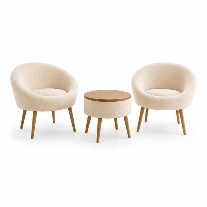 Atelier Del Sofa Lida Linen - Crema
